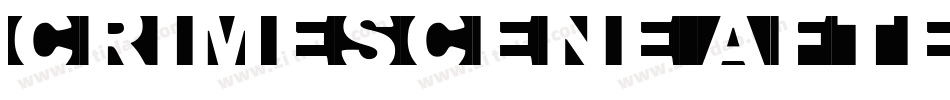 Crimescene Afterimage字体转换